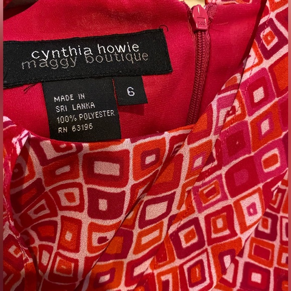 Cynthia Howie x Maggie Boutique Silk Pink Two Piece Skirt Set - Picture 6 of 6